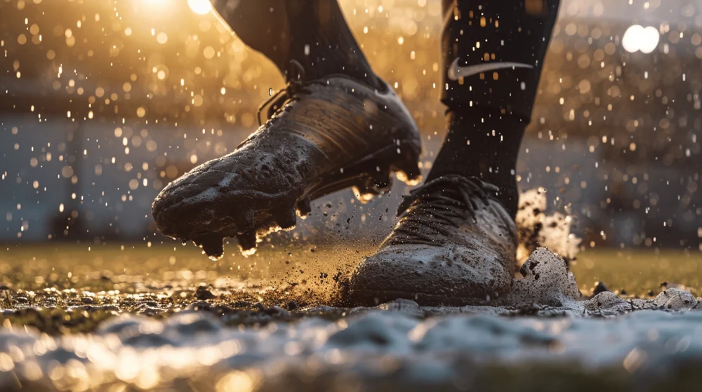 How do you clean football boots?